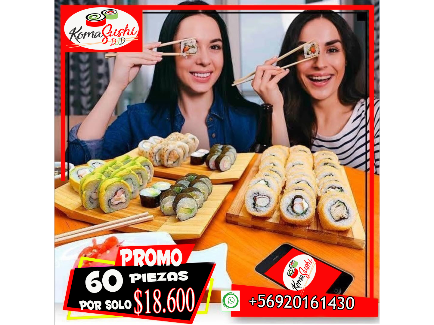 PROMO 4 - 60 PIEZAS