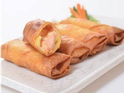 ARROLLADOS DE JAMON Y QUESO