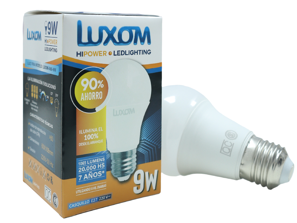 LAMPARA LED BULBO 9W