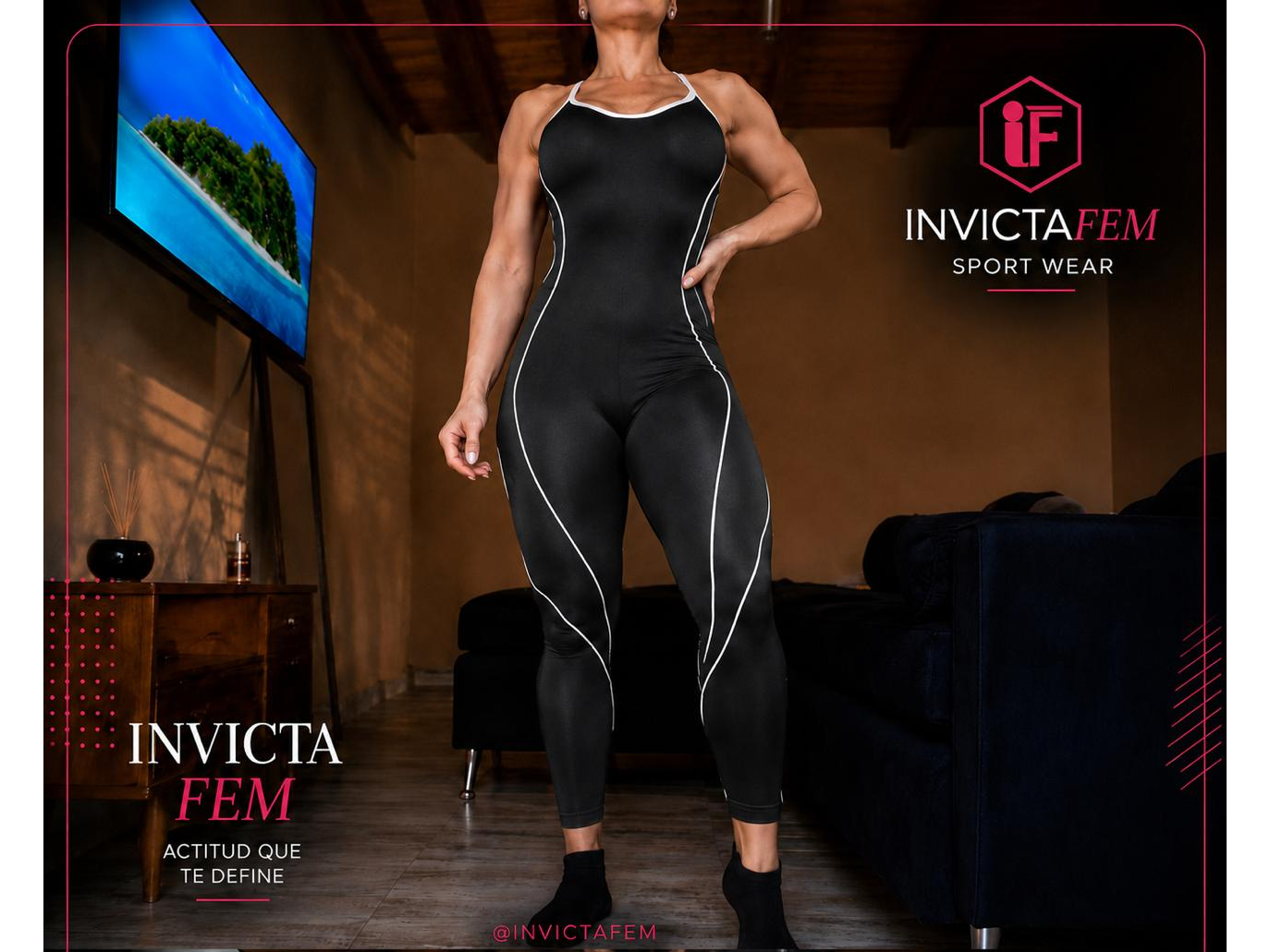Catsuit Black Cruzado