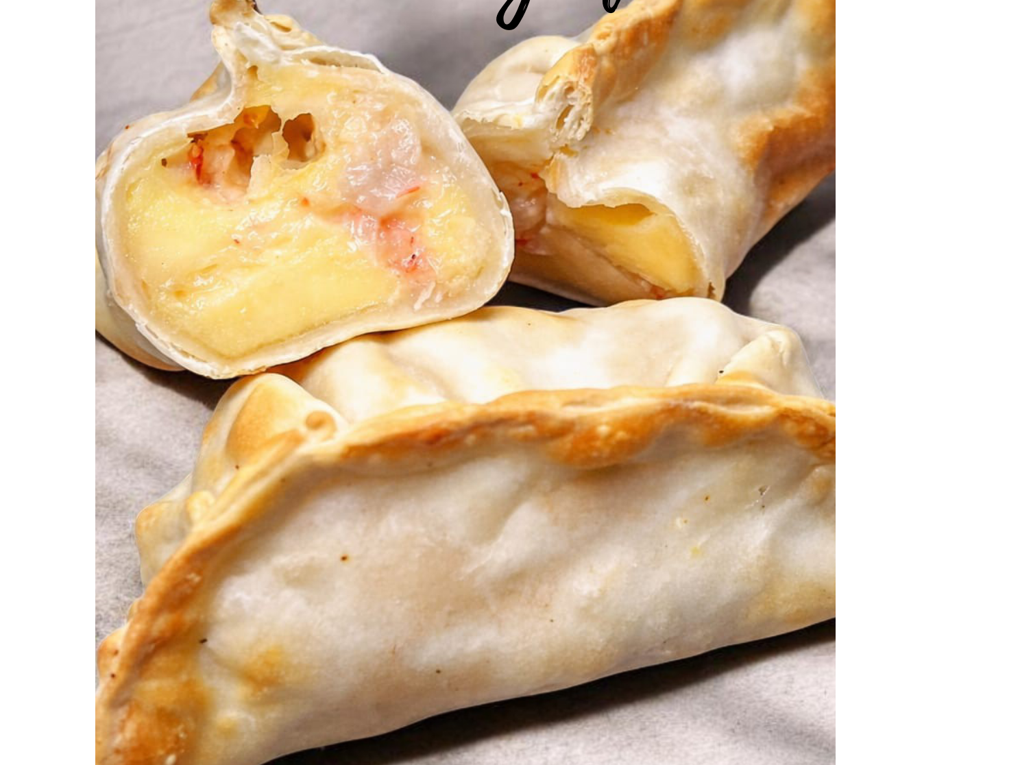 Empanadas de camaron