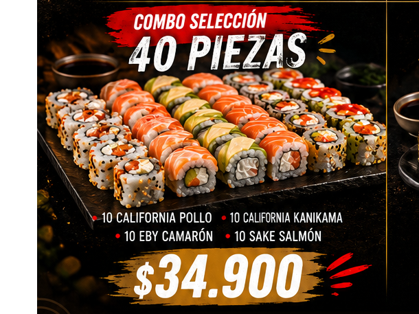 COMBO SELECCION 40 PIEZAS
