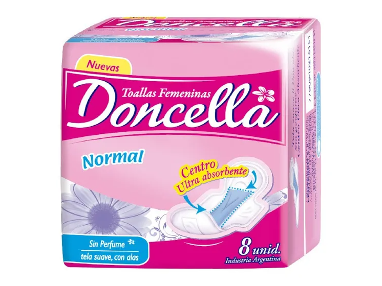 toallitas femenina doncella