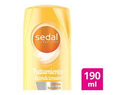 sedal crema enjuague x 190 gr