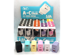 CABEZAL TIPO C + USB 5.8 IBEK COLORES