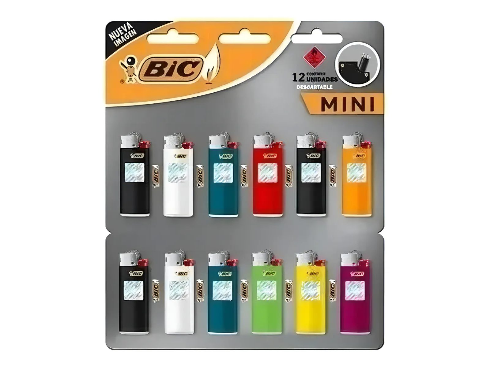 encendedor mini bic $1000 c/u