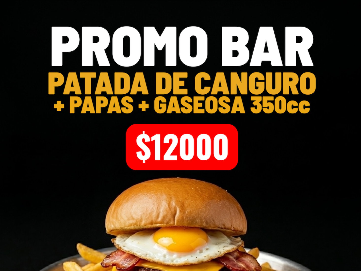 PROMO SOLO PARA BAR
