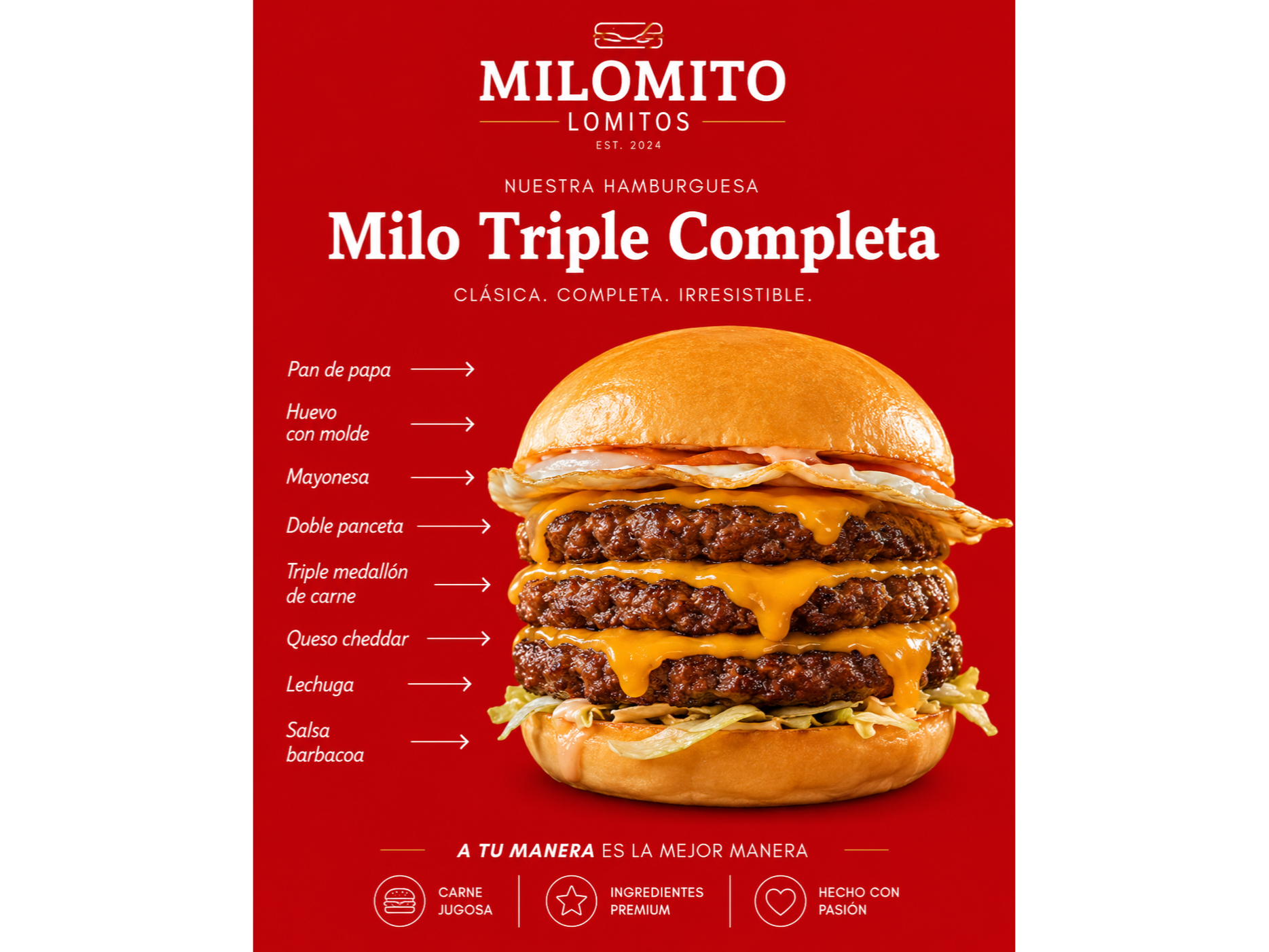 Milo Triple Completa de Milomito Tartagal