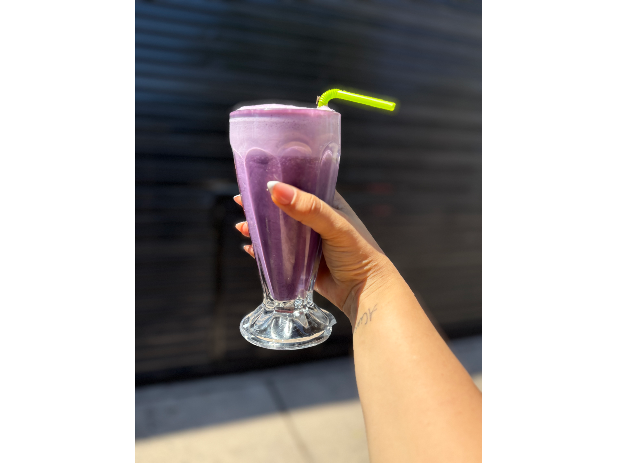 Licuado de arándanos