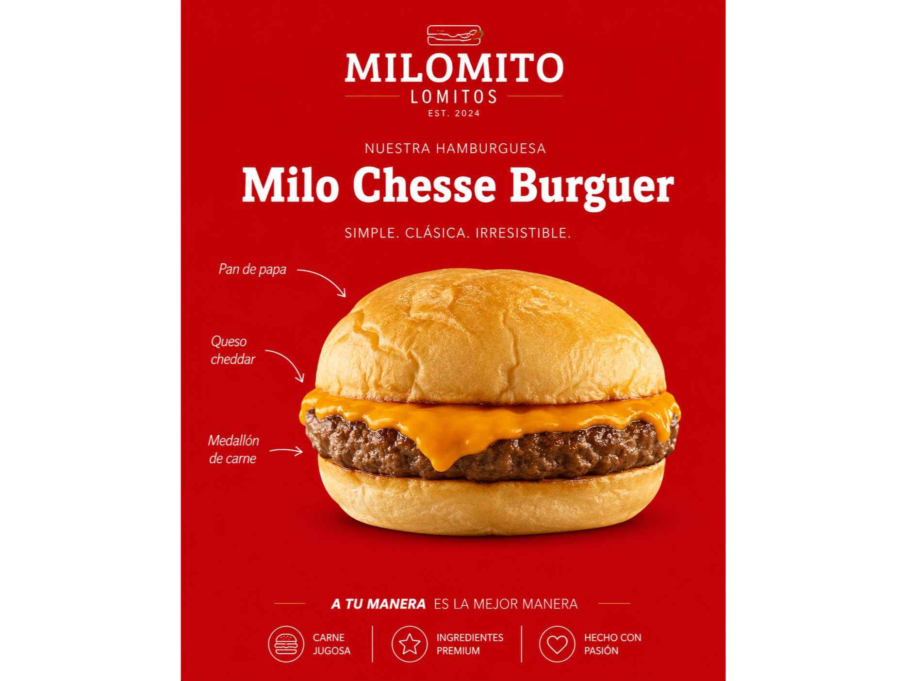 Milo Chesse Burguer