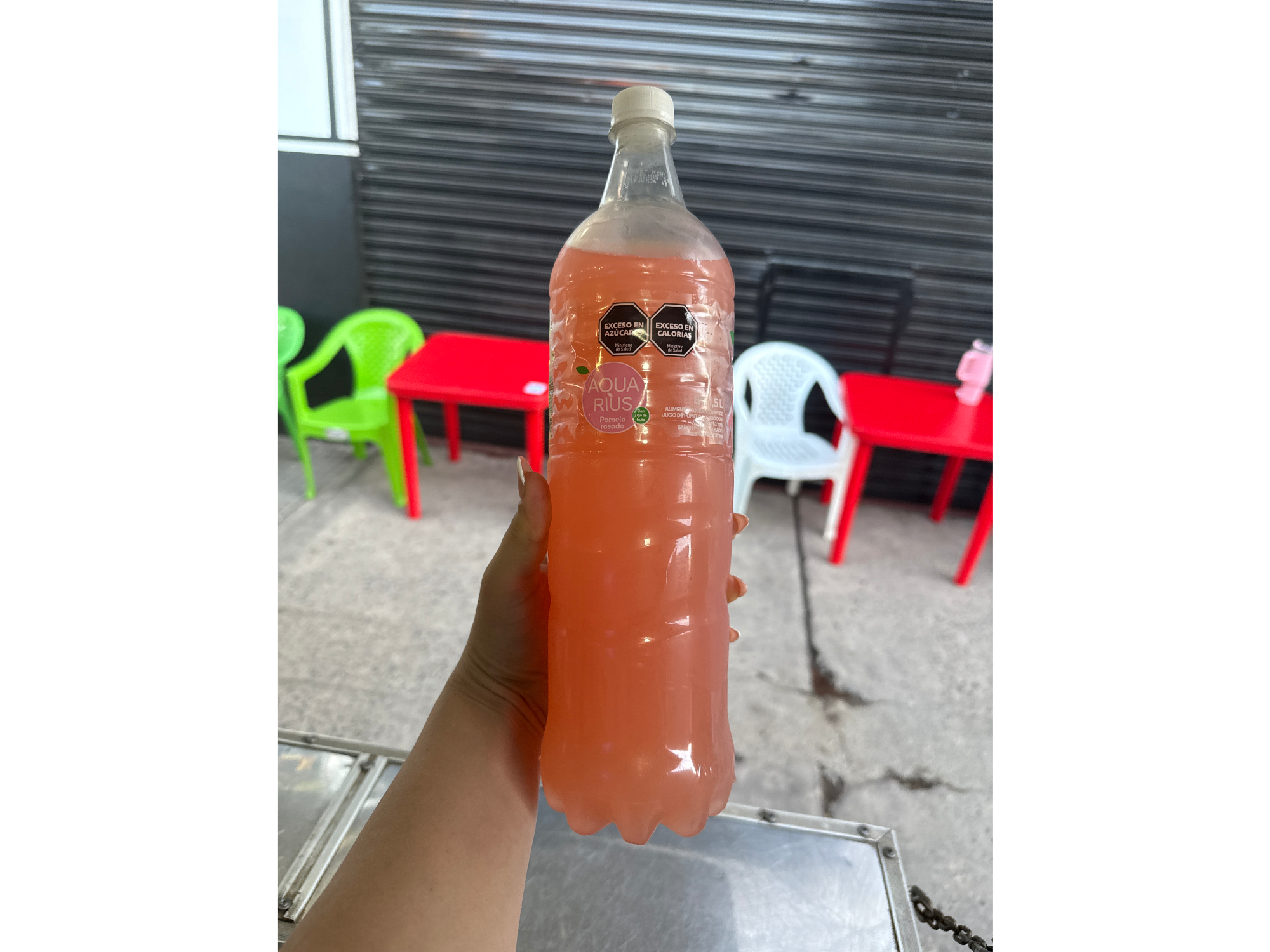 Aquaris pomelo rosado