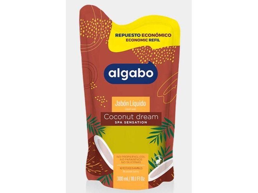 ALGABO JAB LIQ COCO&VAINILA POUCH X 300M