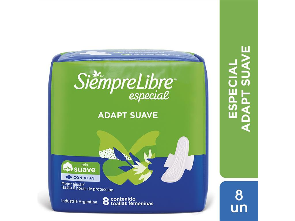S.LIBRE TOAL ESPECIAL ADAPT SUAVE C-ALAS X 8