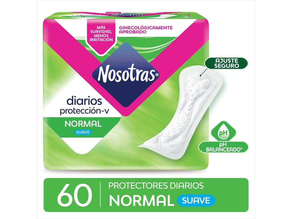 NOSOTRAS PROT DIARIO NORMAL C/ALOE X 60