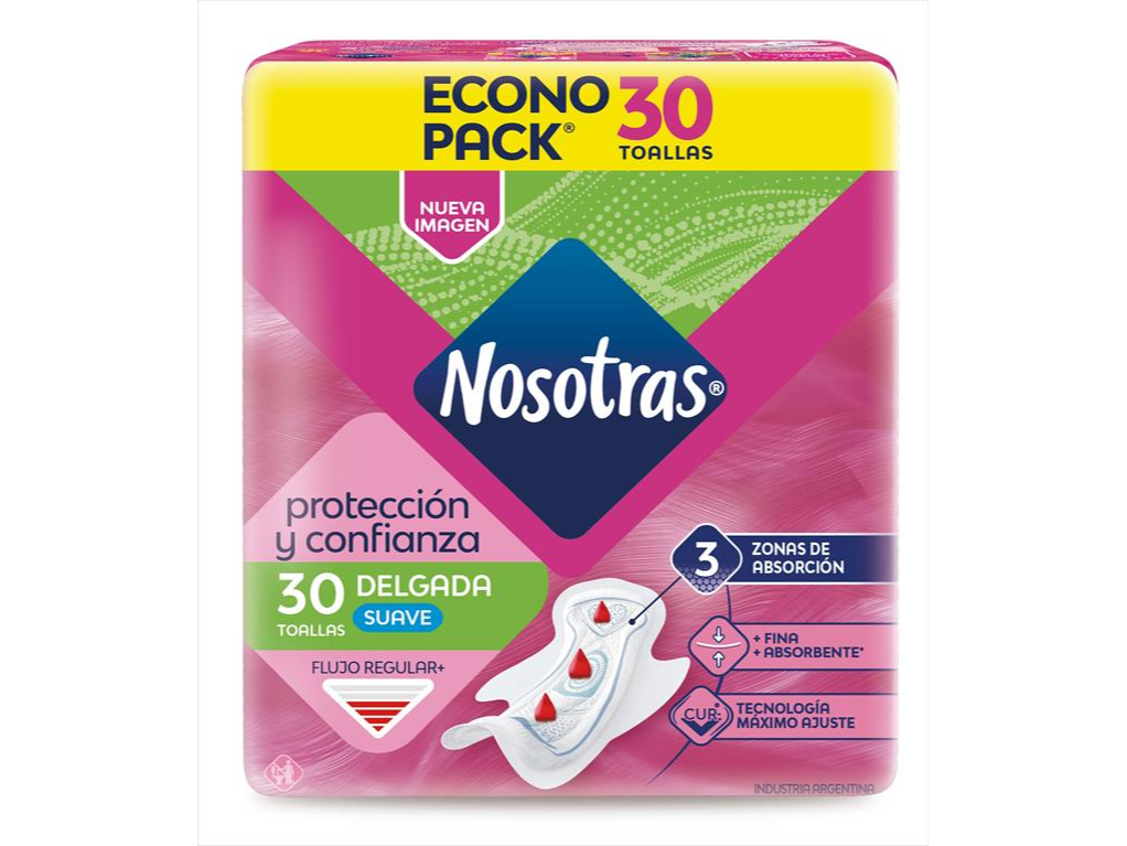 NOSOTRAS TOAL FEM DELGADA SUAVE X 30