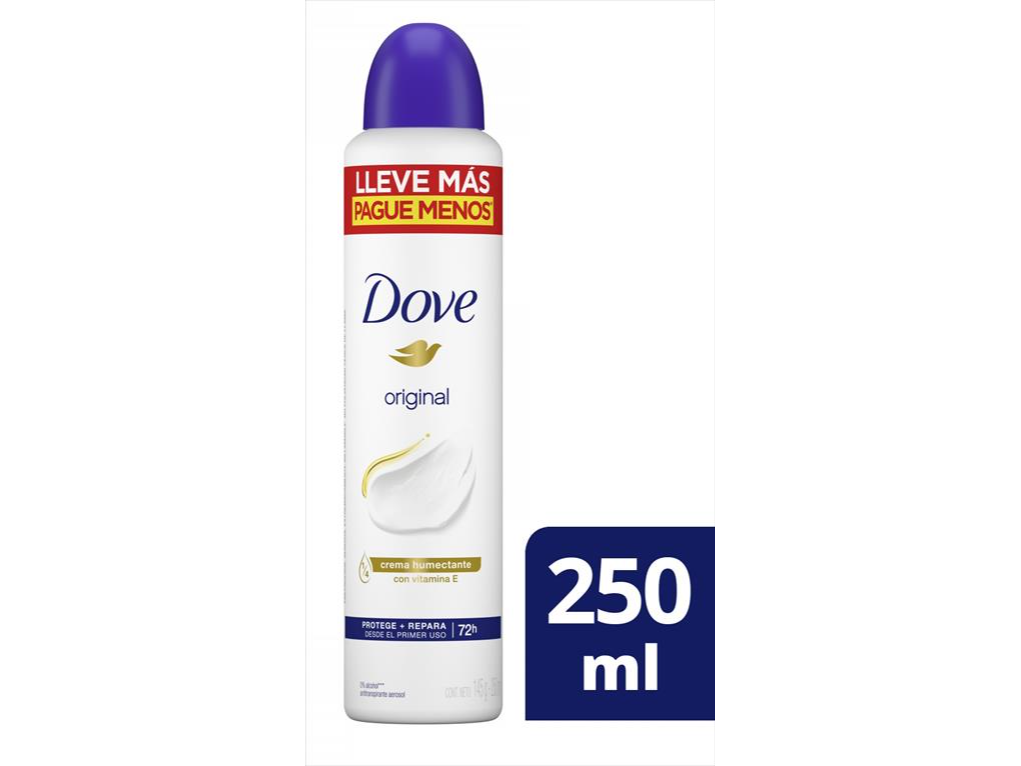 DOVE DEO AER ANT. ORIGINAL 72HS X 250ML