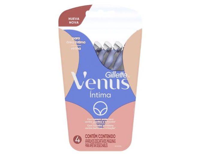 GILLETTE VENUS INTIMA DESECH. MAQ X 4