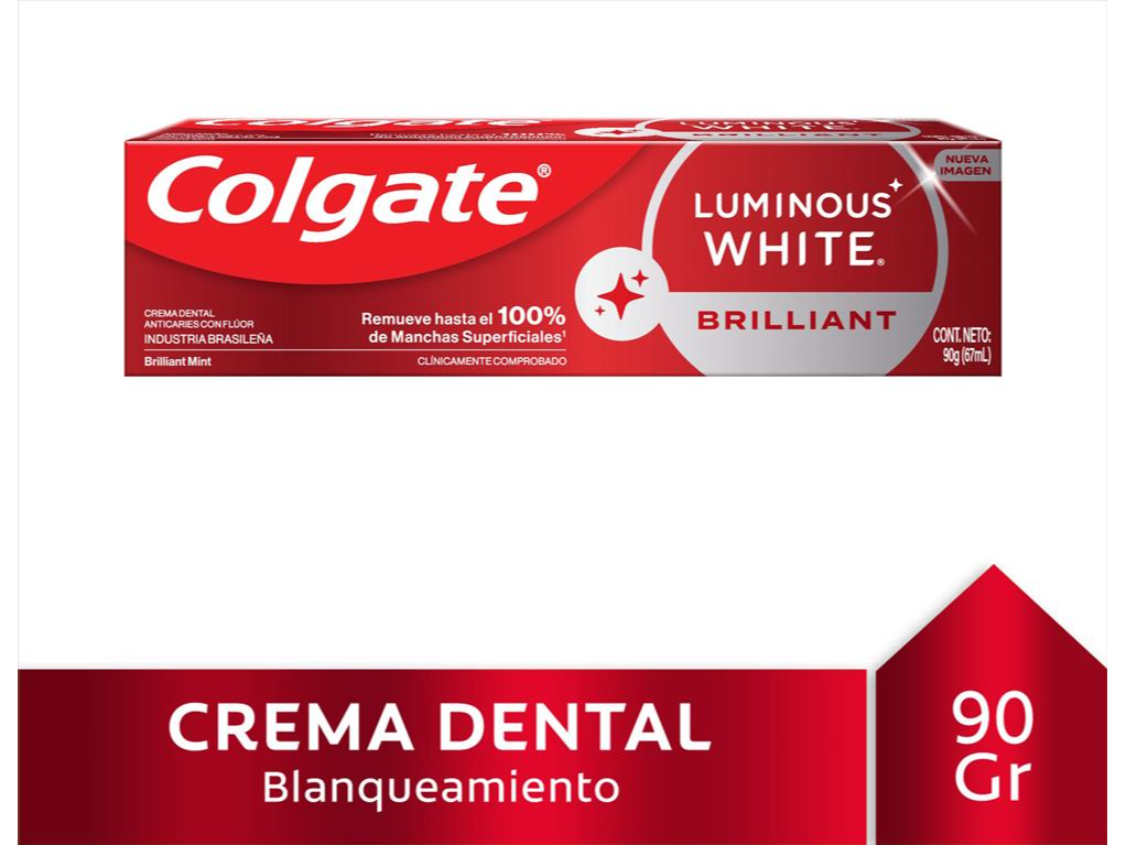 COLGATE CR DENT LUMINOUS BRILLIANT X90GR