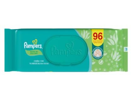 PAMPERS TOAL HUM AROMA DE ALOE VERA X 96