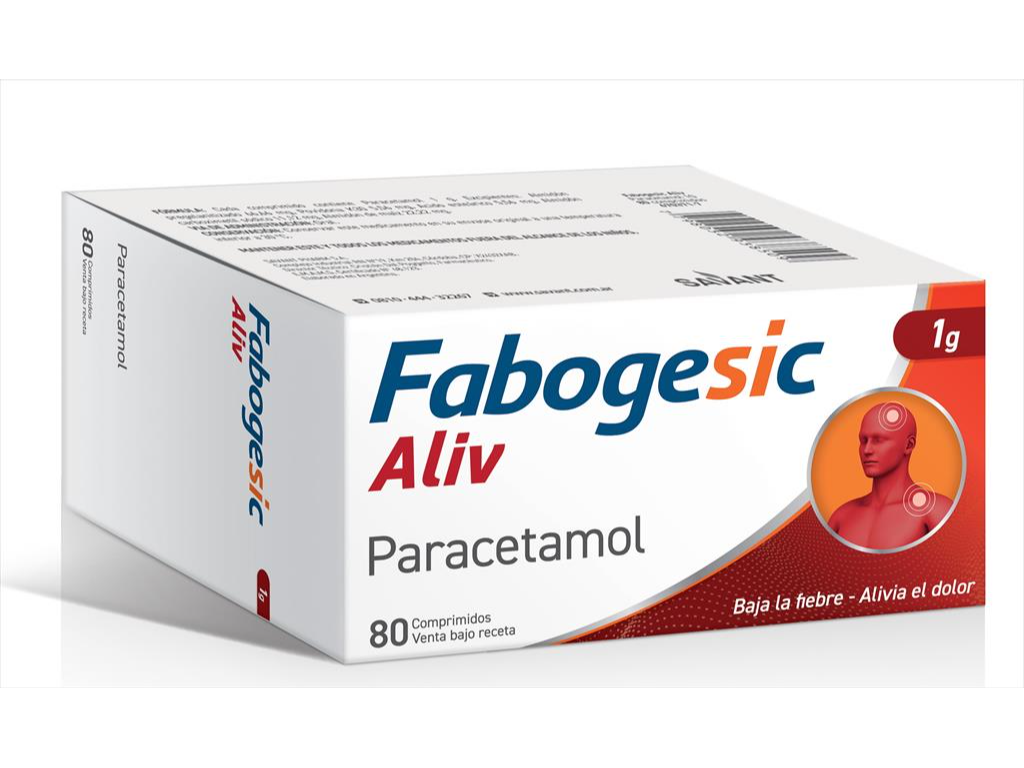 FABOGESIC ALIV 1 GR CPR X80