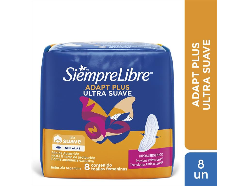 S.LIBRE TOAL ADAPT PLUS ULTRA SUAVE S-ALAS X 8