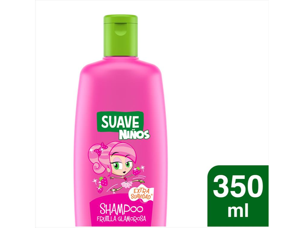 SUAVE NIÑOS FRUTILLA GLAMOR SH X 350ML