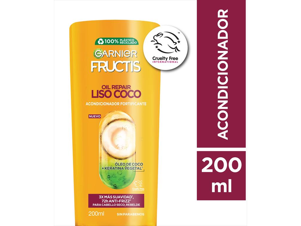 FRUCTIS LISO COCO AC X 200ML(NEW)