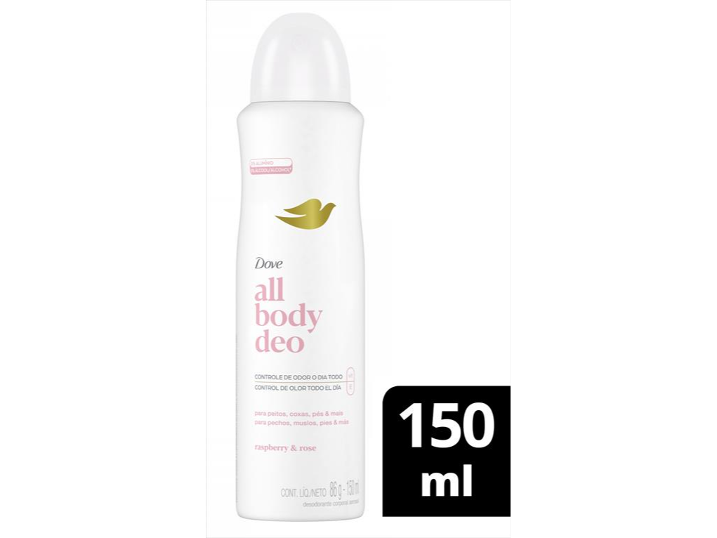 DOVE ALL BODY DEO AER LAVANDER Y CAMOM X150ML