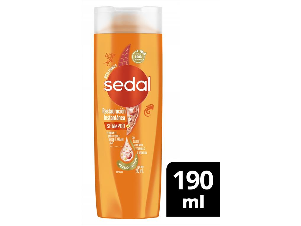 SEDAL RESTAURACION INST INFUS ACTIVA SH X 190 ML