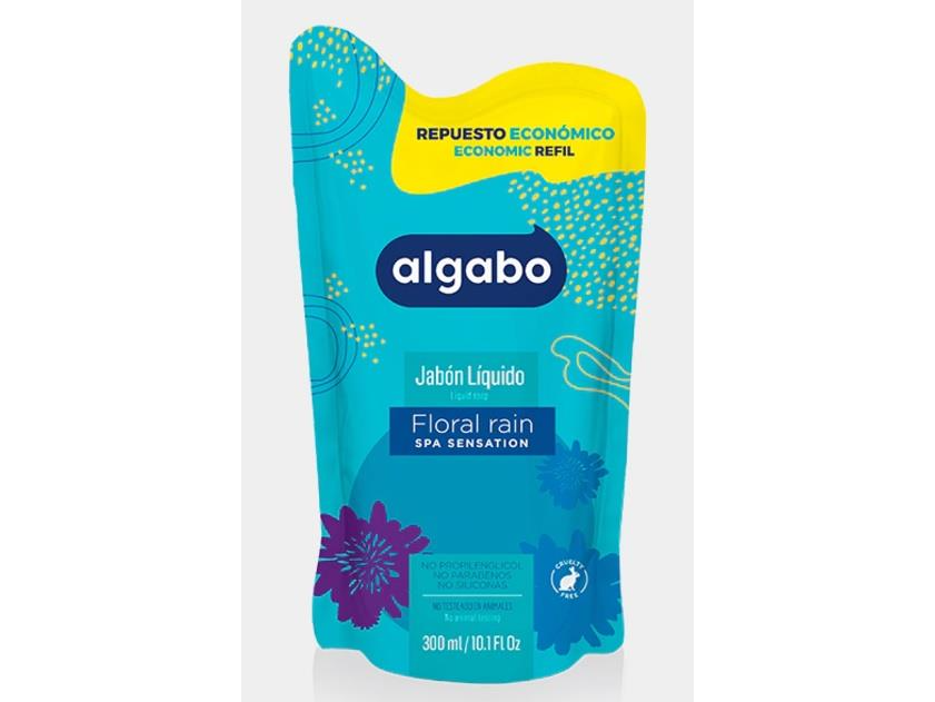 ALGABO JAB LIQ FLORAL RAIN POUCH X 300ML