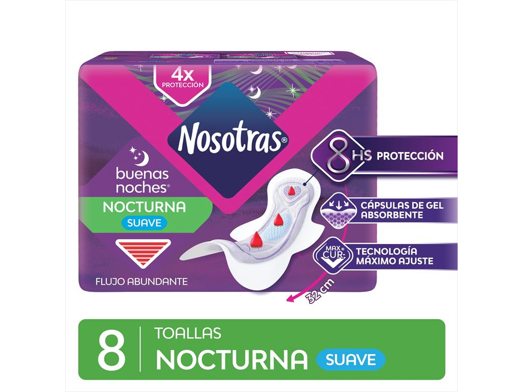 NOSOTRAS TOAL FEM NOCT SUAVE X 8