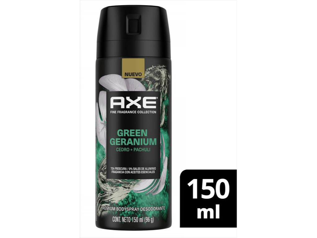 AXE DEO AER GREEN GERANIUM X 150ML