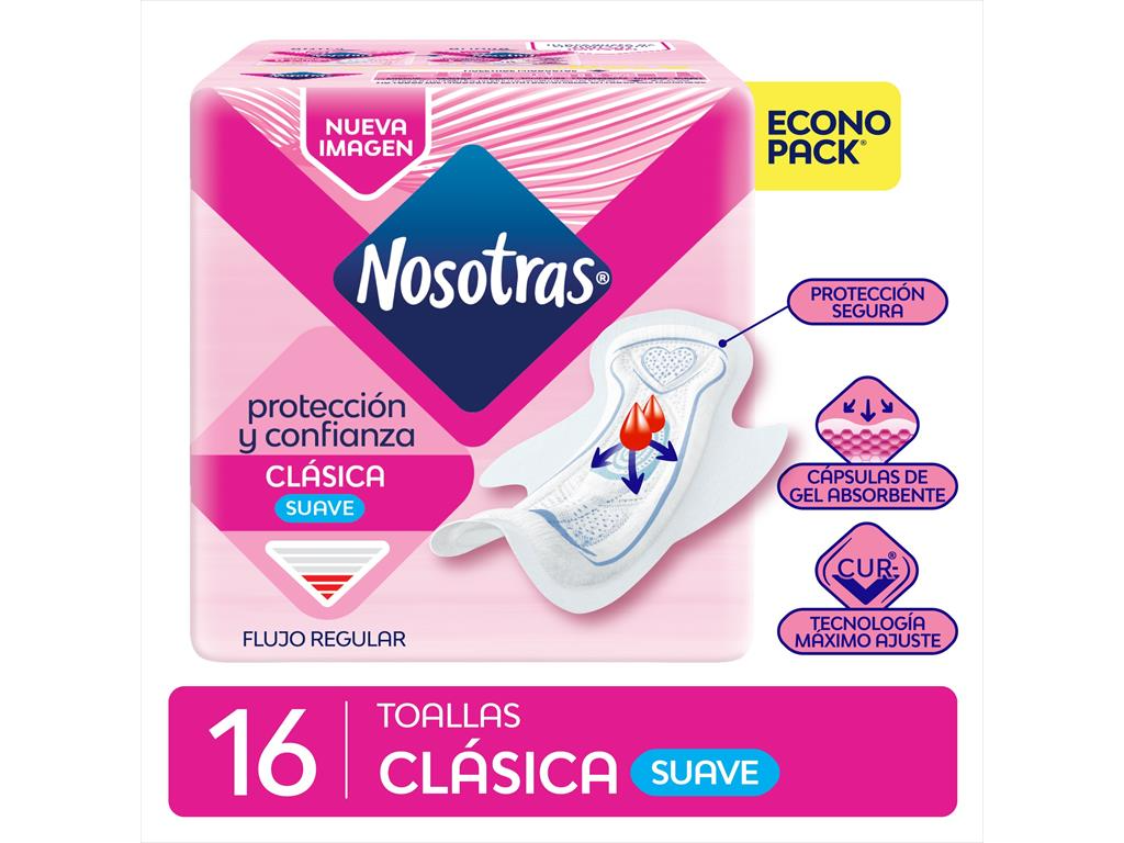 NOSOTRAS TOAL FEM CLASICA SUAVE X16