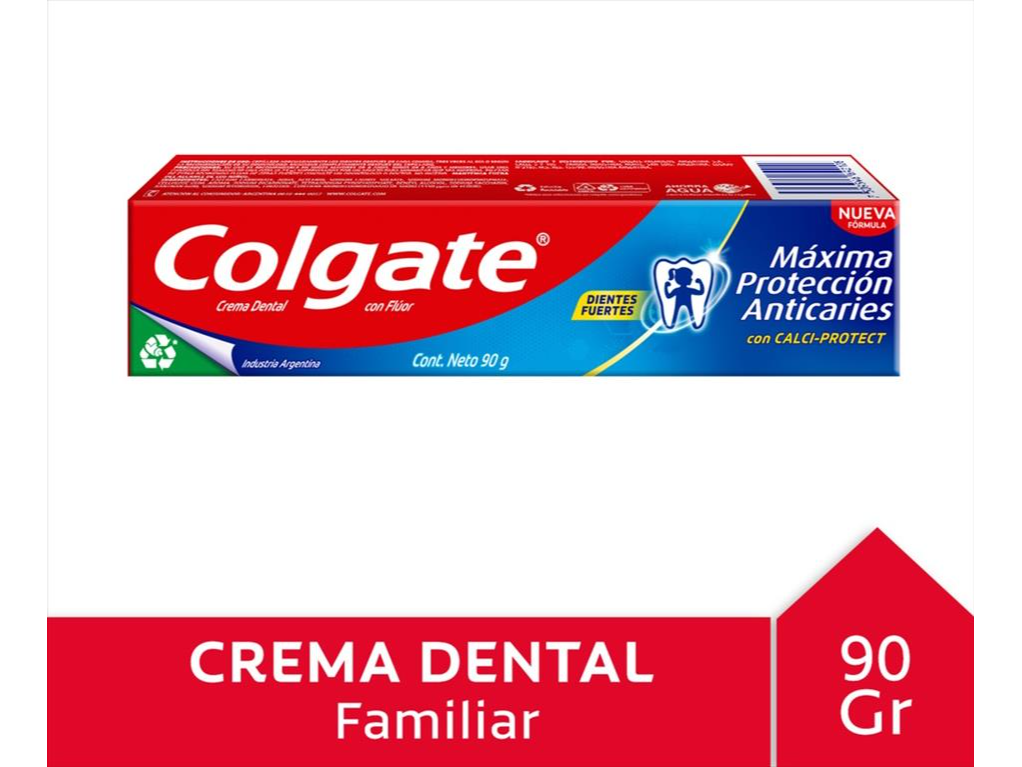 COLGATE CR DENT PROT ANTICARIES X 90GR