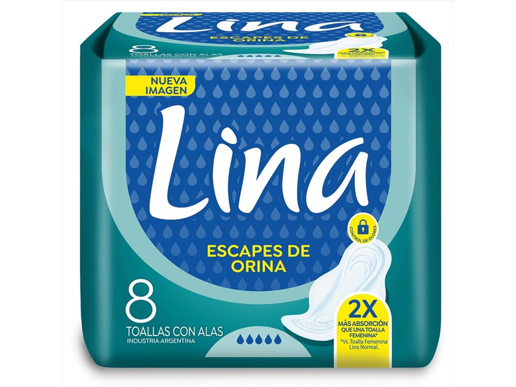 LINA TOAL FEMEN ESCAPES DE ORINA C/A X8