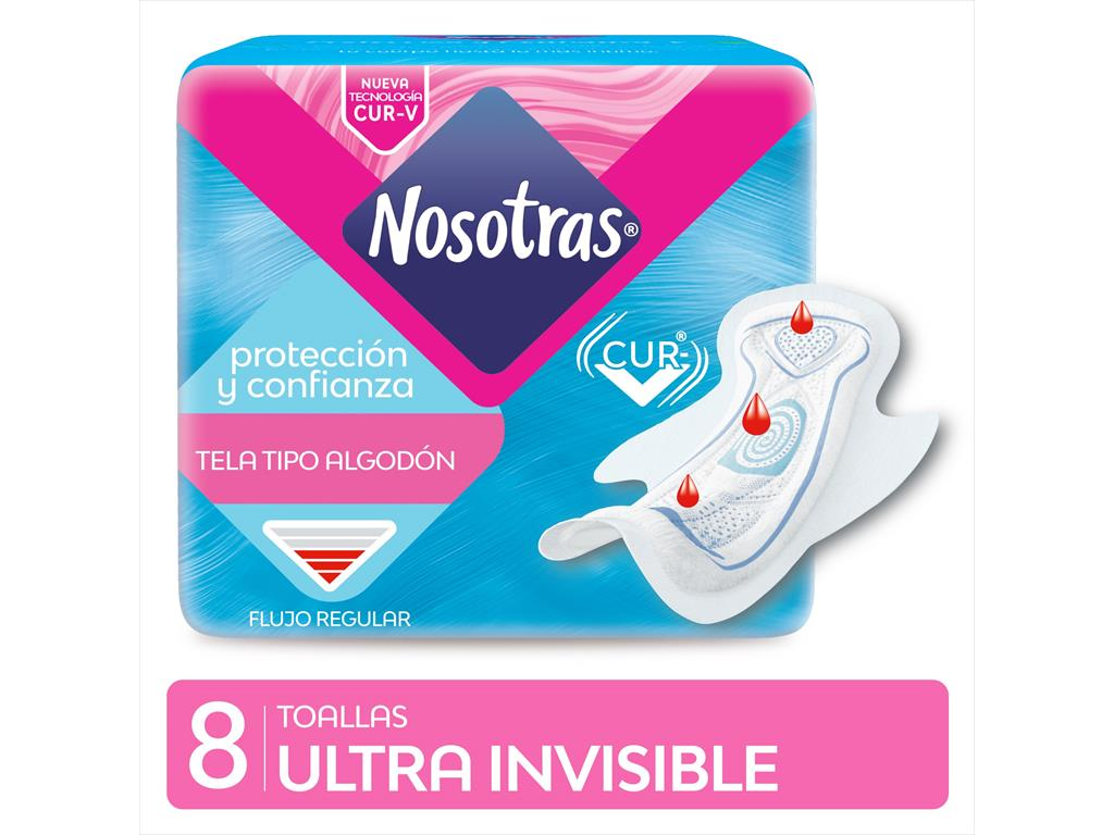 NOSOTRAS TOAL FEM ULTRA INV TELA CUR X8