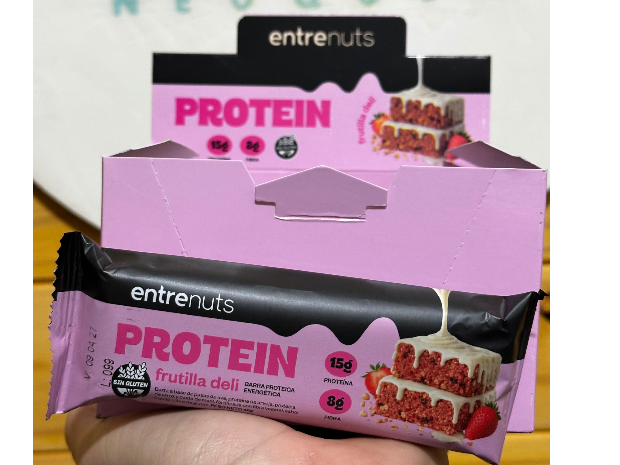 Barritas protein  SABOR FRUTIDELI🍓