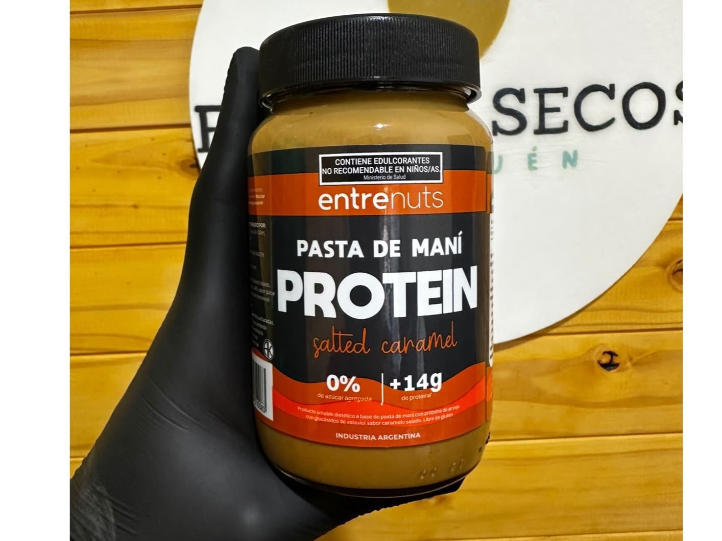 PASTA DE MANI PROTEIN SALTED CARAMEL X370gr