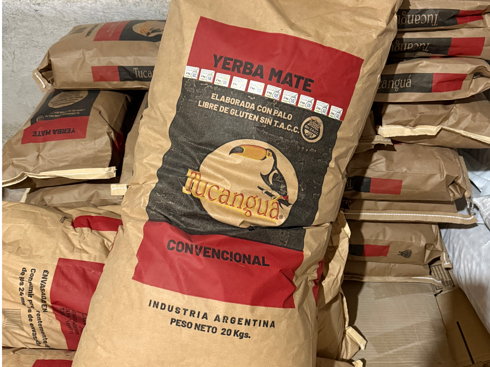 Yerba  20kg  Tucangua