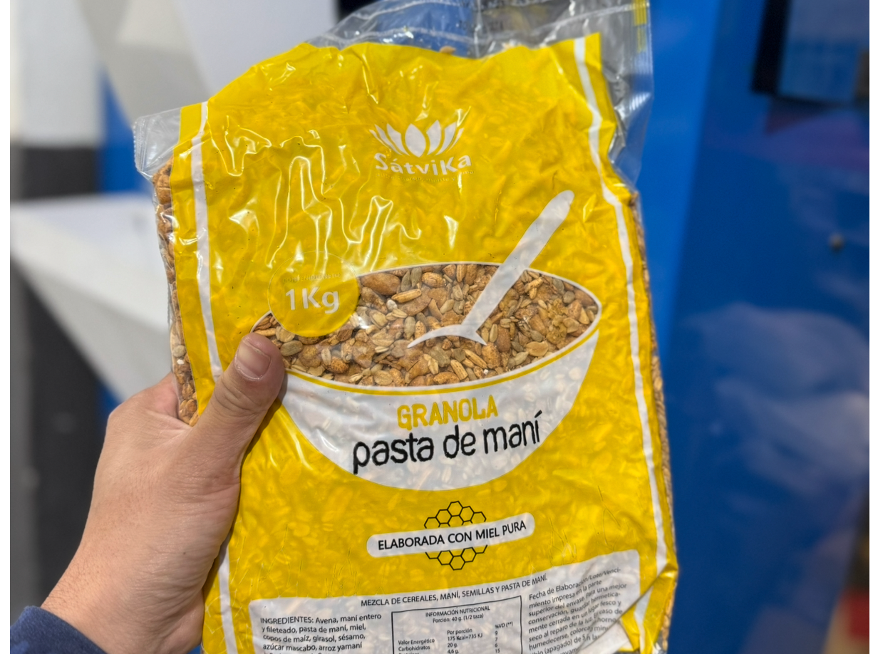 Granola con Pasta de mani