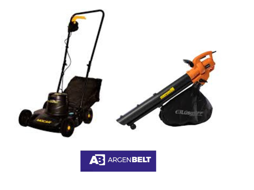 Cortadora de cesped + Soplador aspirador eléctrico