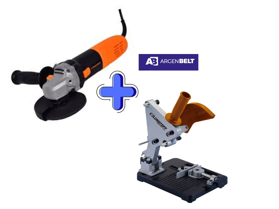 Amoladora angular + Soporte Lüsqtoff