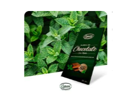 Tableta de chocolate 60% cacao con menta 63 grs - Copani Sin Gluten Vegano