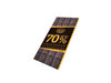 Tableta de chocolate 70% cacao