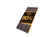 Tableta de chocolate 80% cacao 63 grs - Copani