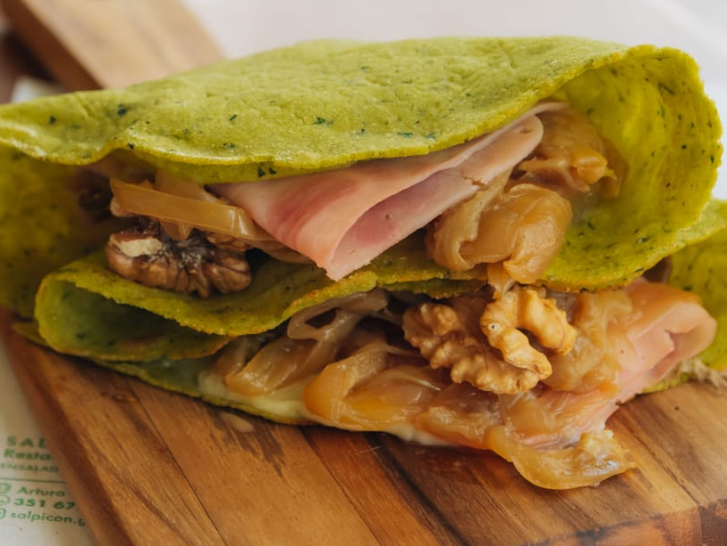 quesadilla de pollo de Salpicon gourmet