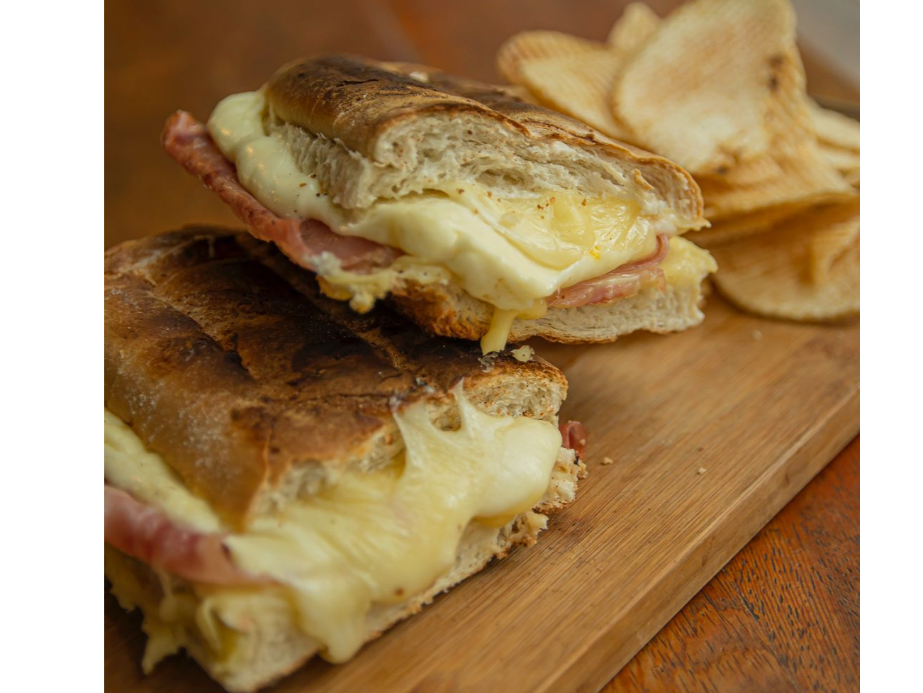 tostado de jamon cocido