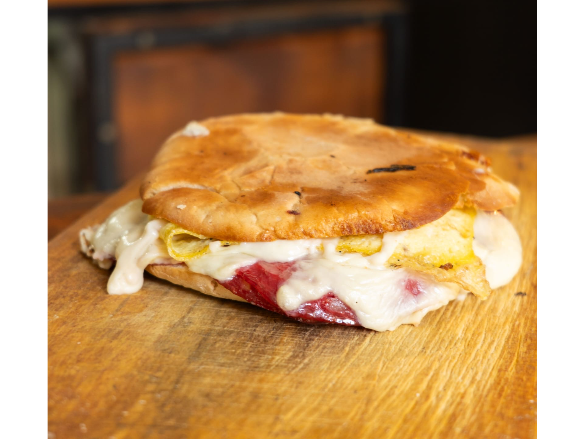 tostado de jamon cocido