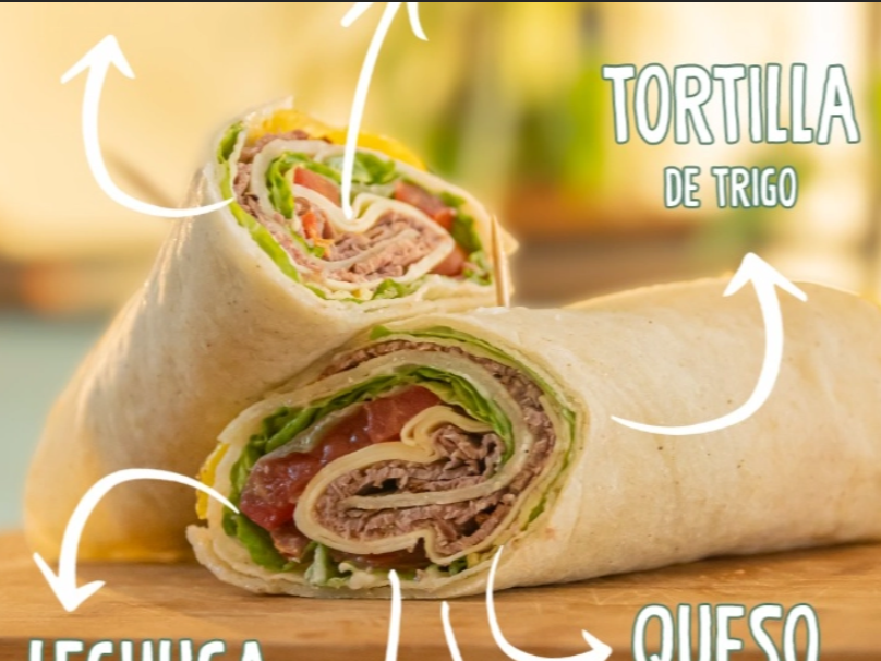 wraps primavera (CARNE VACA)
