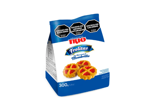 GALLETITA TRIO FROLITAS MEMBRILLO X 300 GR